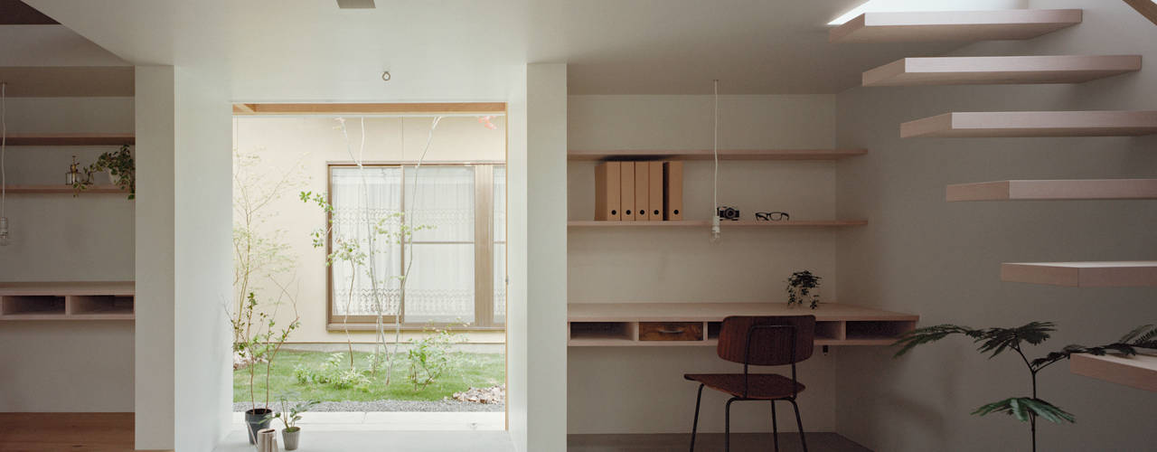 Koyanosumika, ma-style architects ma-style architects Minimalist study/office
