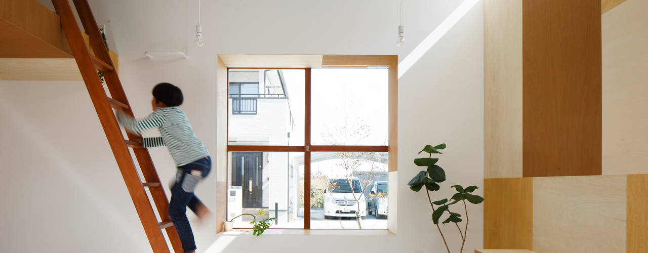 Idokoro, ma-style architects ma-style architects Minimalistyczne okna i drzwi