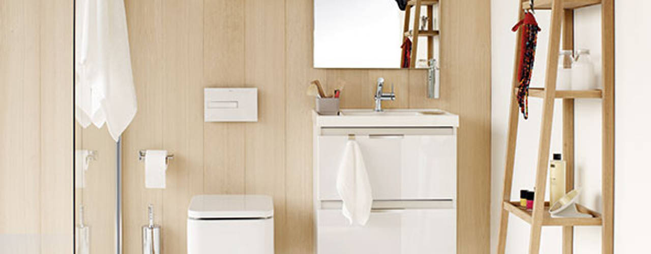 Muebles de baño b-box de Bath+, Sánchez Plá Sánchez Plá Varandas, alpendres e terraços modernos