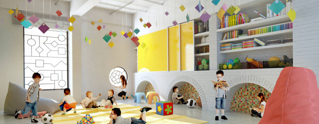 Kindergarten school in Baner, M+P Architects Collaborative M+P Architects Collaborative