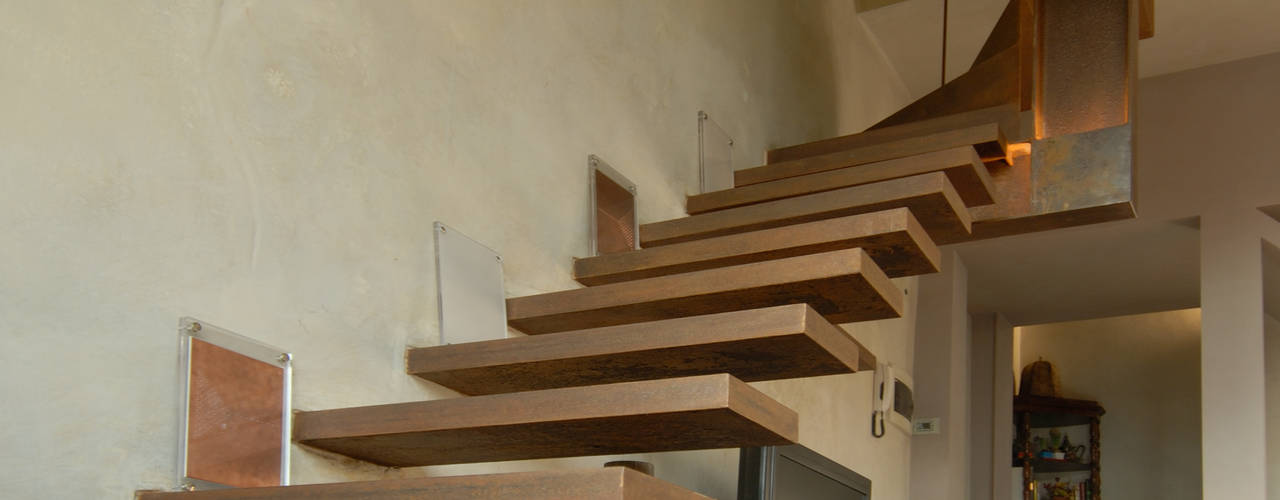 Luminosità avvolgente, Angelo Sabella Architetto Angelo Sabella Architetto Stairs