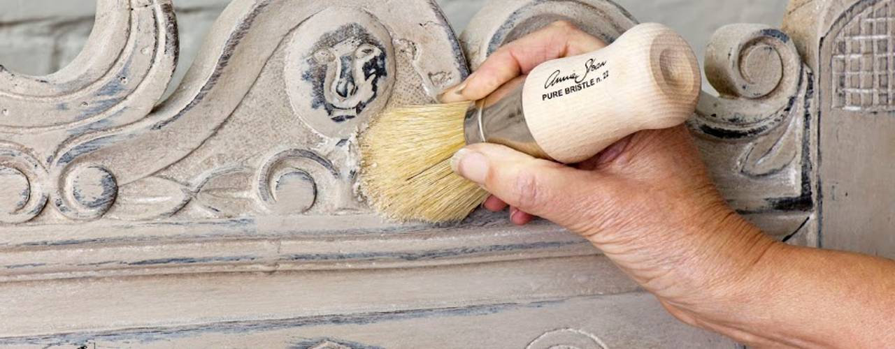 Chalk Paint™ decoratieve verf van Annie Sloan , Bij Sigrid Bij Sigrid Landelijke woonkamers