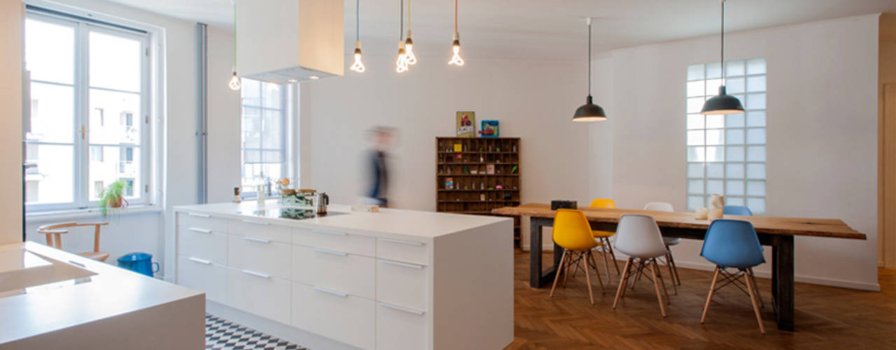 Apartment Budapest, INpuls interior design & architecture INpuls interior design & architecture Modern kitchen