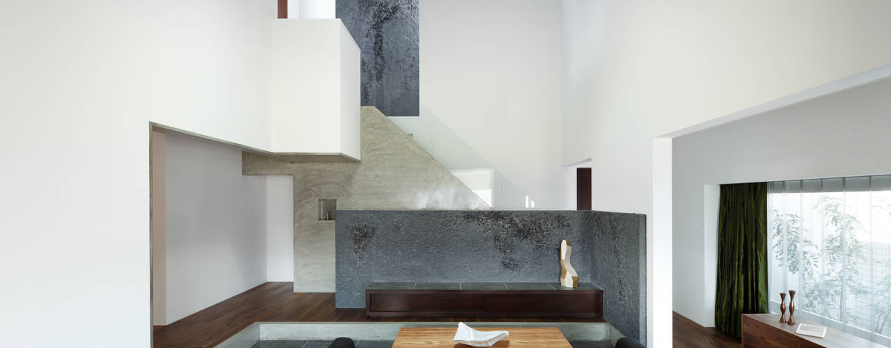 House of Representation, Form / Koichi Kimura Architects Form / Koichi Kimura Architects Modern living room