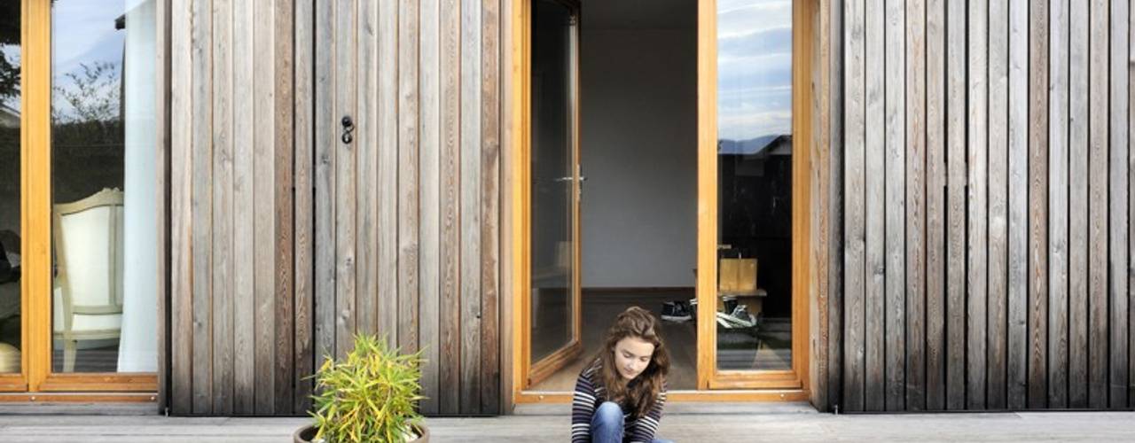 Maison ossature bois, Carole Guyon architecte Carole Guyon architecte Houses