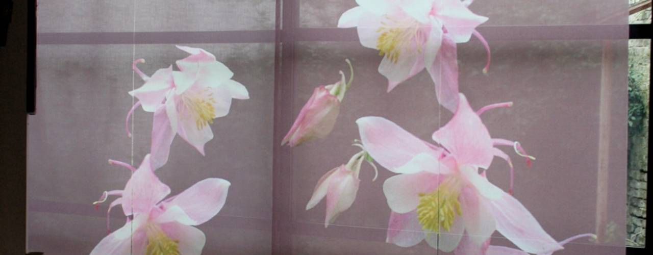 Panneaux japonais impression numérique sur mesure, Arielle D Collection Maison Arielle D Collection Maison Puertas y ventanas de estilo ecléctico