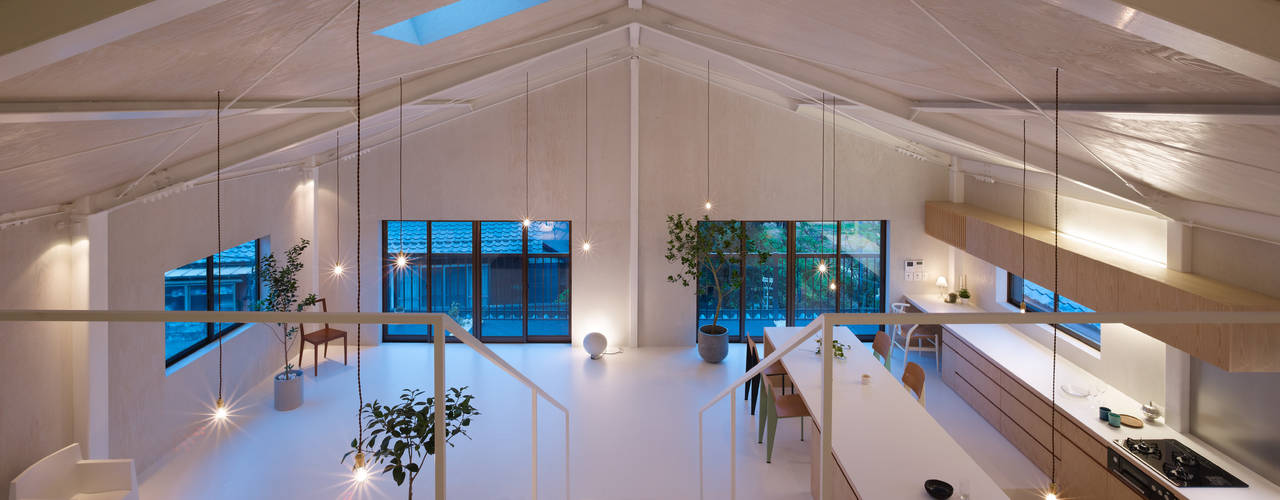House in Yoro, AIRHOUSE DESIGN OFFICE AIRHOUSE DESIGN OFFICE Гостиная в стиле минимализм
