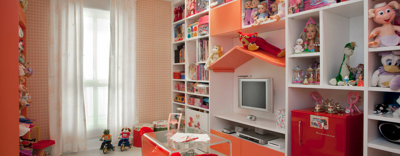Girl's Playroom, Orlane Santos Arquitetura Orlane Santos Arquitetura Stanza dei bambini moderna