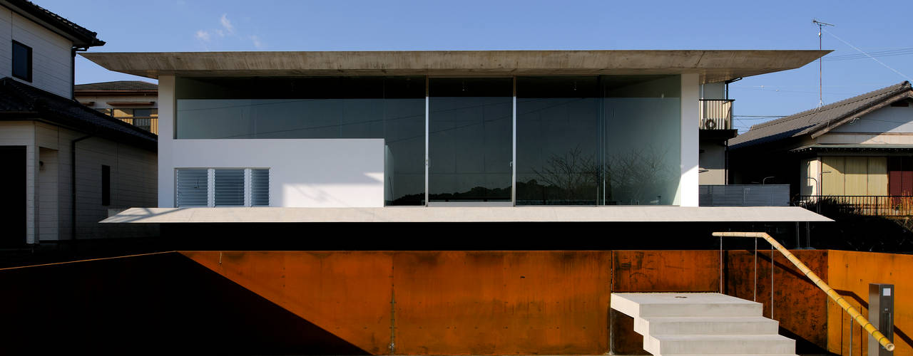 Beach House i, 山森隆司建築設計事務所 / Yamamori Architect & Associates 山森隆司建築設計事務所 / Yamamori Architect & Associates Nhà đồng quê Bê tông