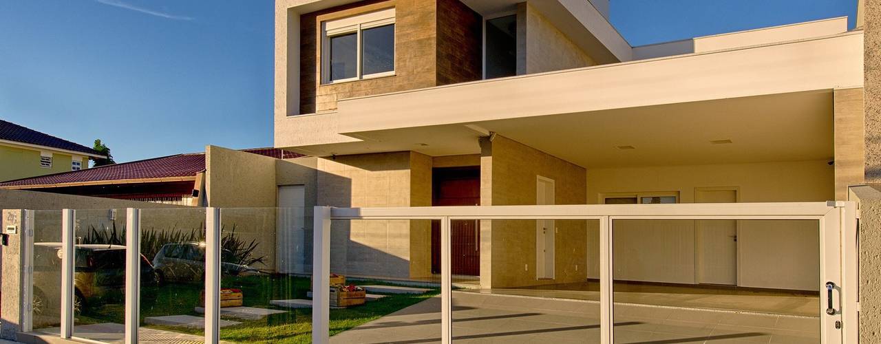 Casa bloco, Espaço do Traço arquitetura Espaço do Traço arquitetura Casas modernas