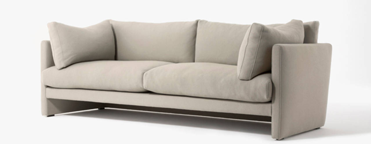 Astiva sofa for TRISHNA JIVANA, TOMOYUKI MATSUOKA DESIGN TOMOYUKI MATSUOKA DESIGN Salones escandinavos