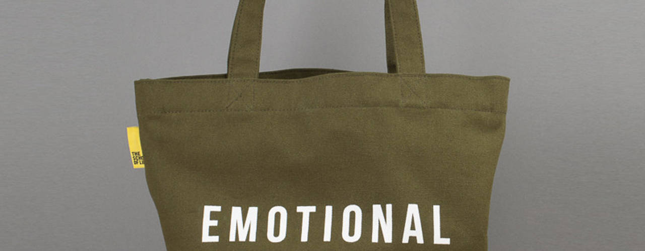 Emotional Baggage canvas tote, An Artful Life An Artful Life 에클레틱 드레싱 룸