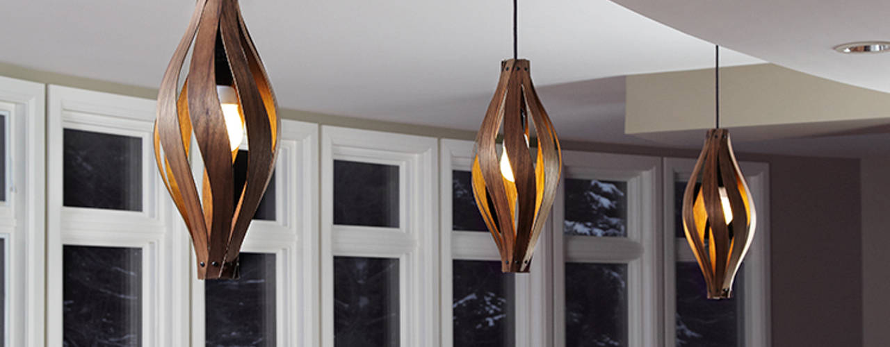 Cocoon Pendant light, MacMaster Design MacMaster Design Salon moderne