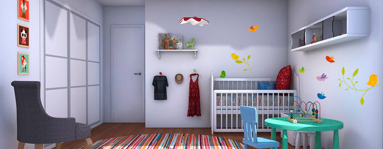 El nuevo piso de Christina y su familia , Diseñadora de Interiores, Decoradora y Home Stager Diseñadora de Interiores, Decoradora y Home Stager Nursery/kid’s room