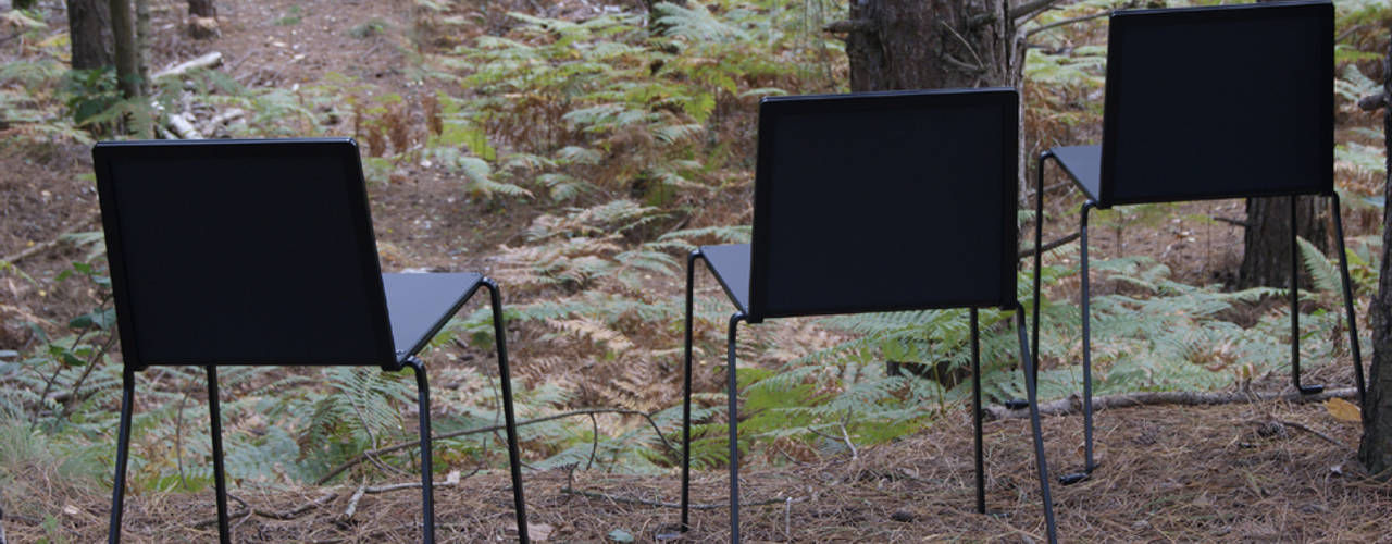 Chaise Éclose, Frédéric Lécrivain Frédéric Lécrivain Minimalist style garden