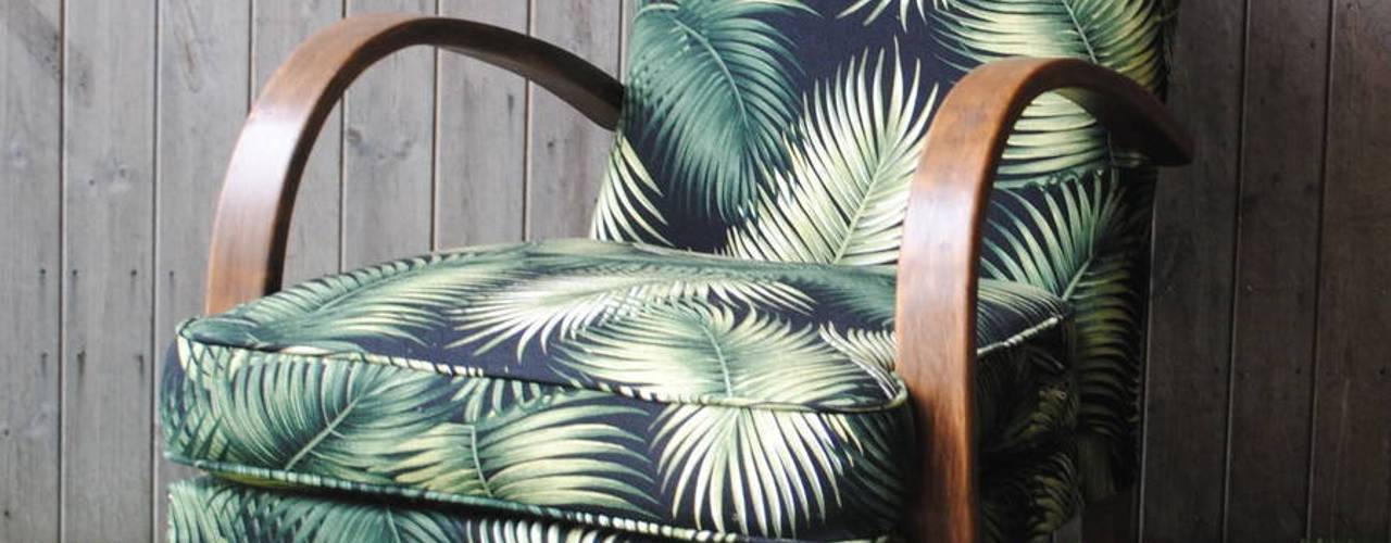 1940's Utility Palm Chair, Sketch Interiors Sketch Interiors Tropical style living room