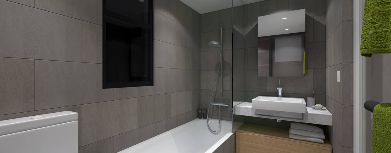 LT's RESIDENCE, arctitudesign arctitudesign Minimalist style bathroom