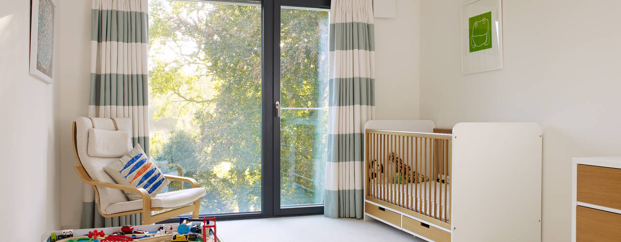 Luxus-Designhaus in England , Bau-Fritz GmbH & Co. KG Bau-Fritz GmbH & Co. KG Modern nursery/kids room