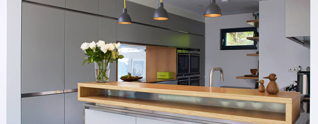 Luxus-Designhaus in England , Bau-Fritz GmbH & Co. KG Bau-Fritz GmbH & Co. KG Modern kitchen