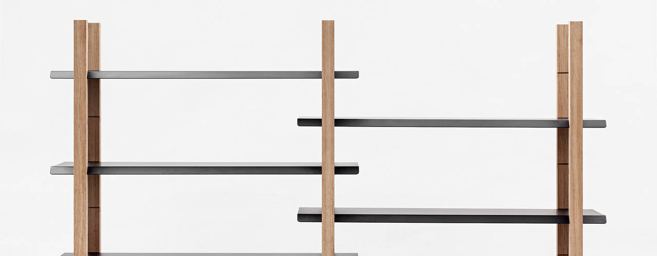 Slot Shelf, KLEMENS SCHILLINGER KLEMENS SCHILLINGER Wohnzimmer