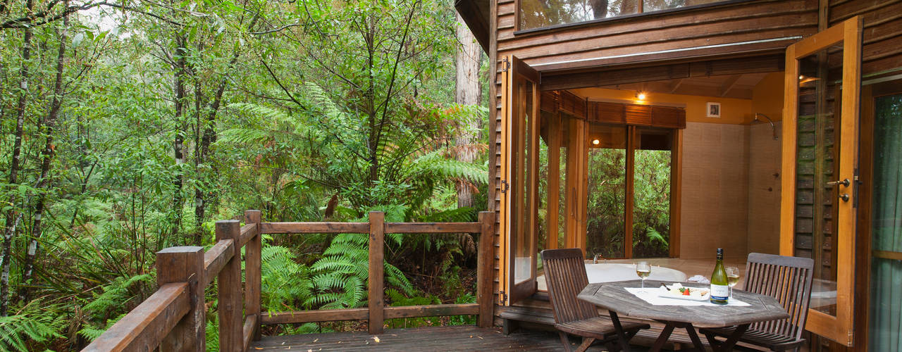 Australian Rainforest Retreat, Woodlands Rainforest Retreat Woodlands Rainforest Retreat Estilo rural