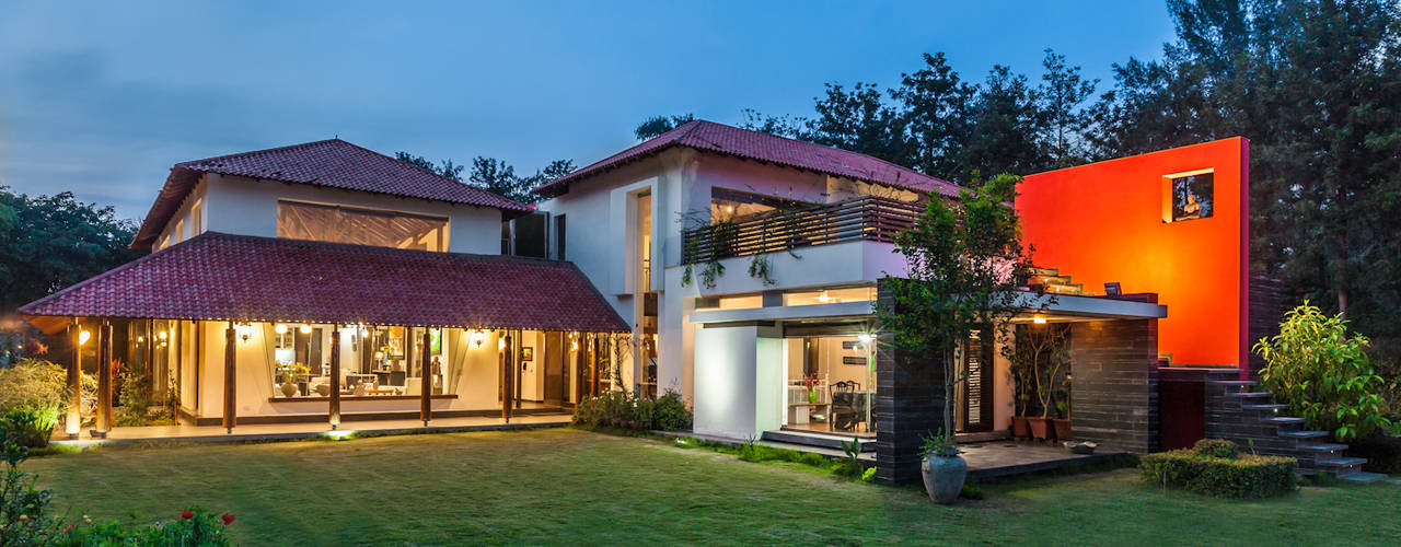 G Farm House, Kumar Moorthy & Associates Kumar Moorthy & Associates Casas eclécticas