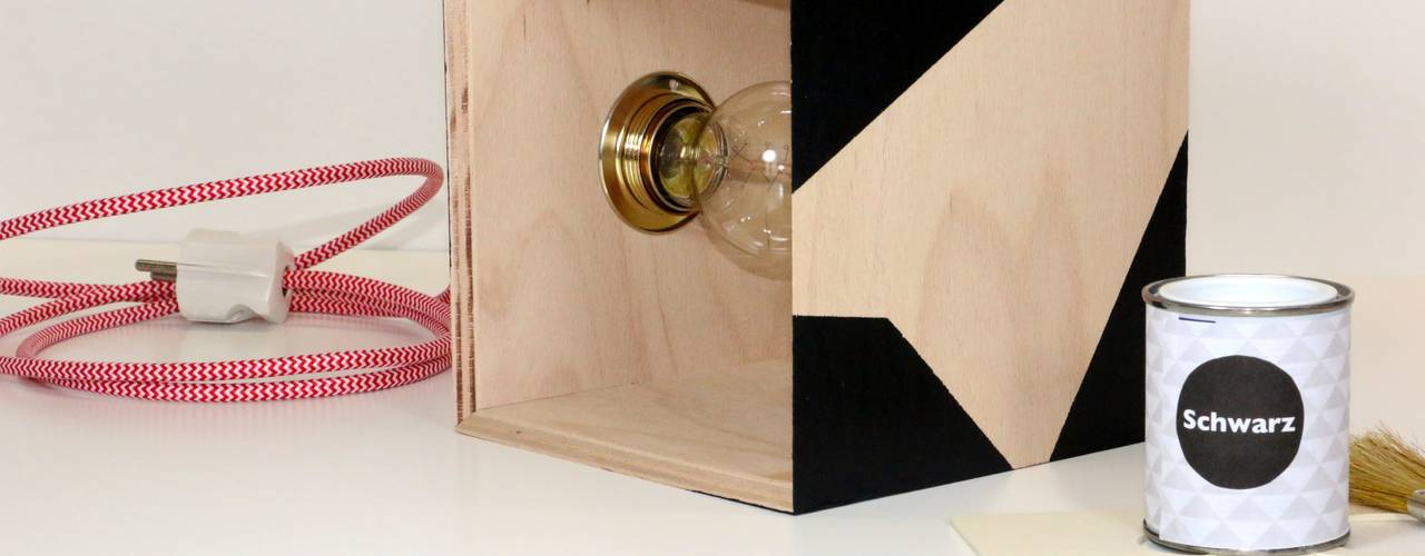 Dekoleuchte Cube DIY Kit, FridaFinn FridaFinn Espaços