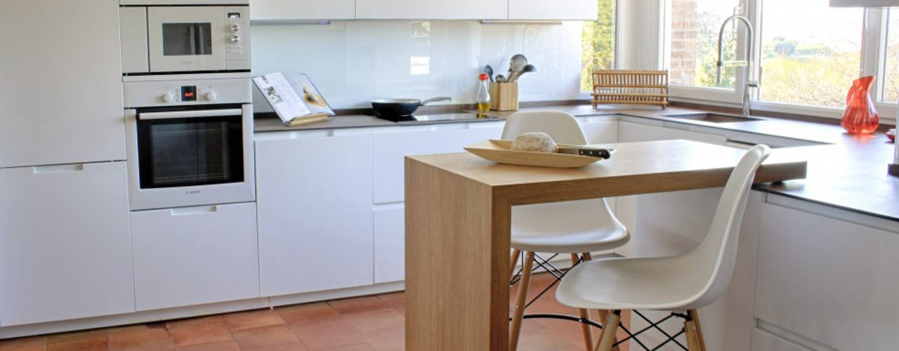 Vivienda STO DOMINGO_Madrid 1#, Calizza Interiorismo Calizza Interiorismo Modern style kitchen