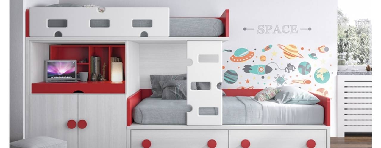 CAMAS TREN, imuebles Online imuebles Online Dormitorios infantiles modernos