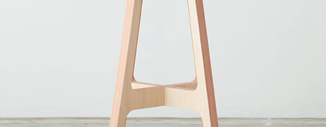 Paper-Wood STOOL, DRILL DESIGN Co., Ltd. DRILL DESIGN Co., Ltd. Minimalist house