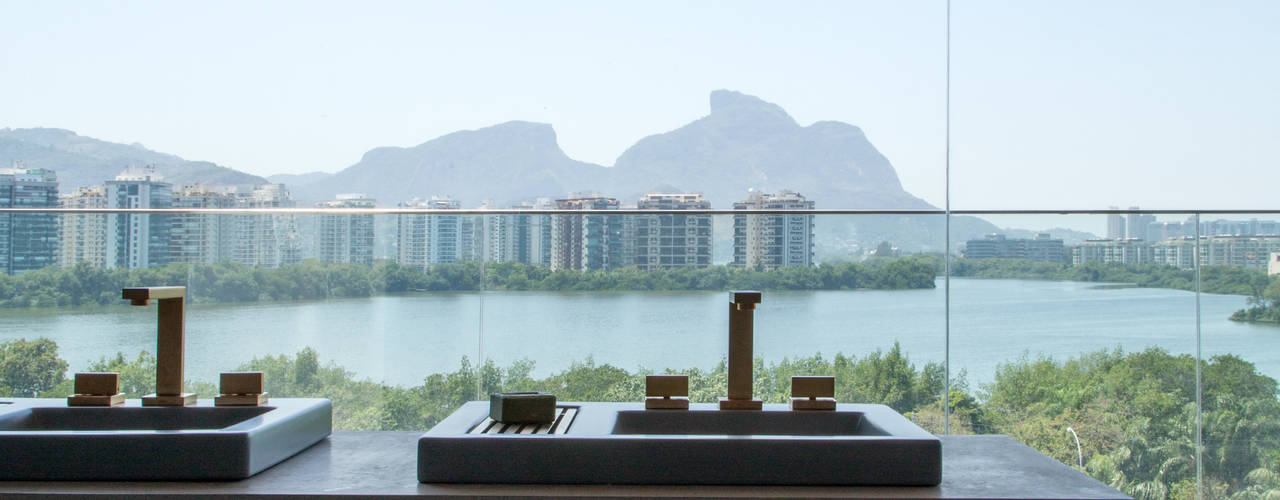 Loft Tropical - Casa Cor 2014, Gisele Taranto Arquitetura Gisele Taranto Arquitetura Modern balcony, veranda & terrace