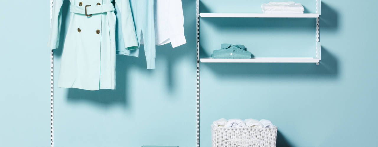 FLOATING SHELVING_OPEN DRESSROOM SOLUTION, THE THING FACTORY THE THING FACTORY غرفة الملابس