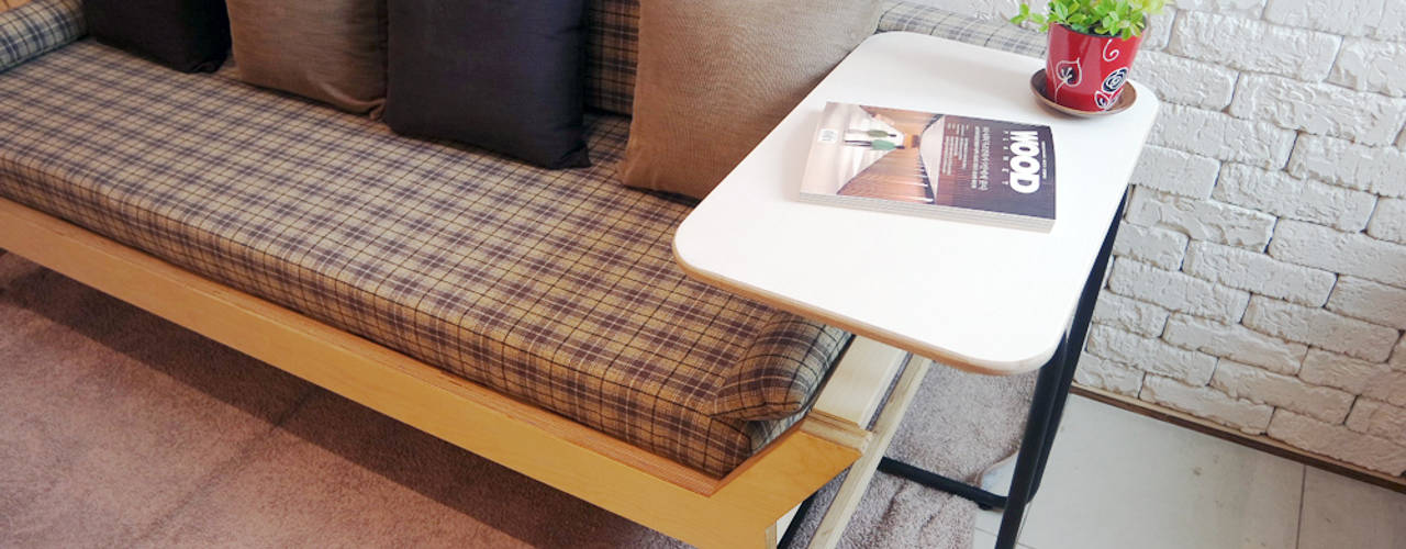 N.E fabric bench, Design-namu Design-namu Salas de estilo escandinavo