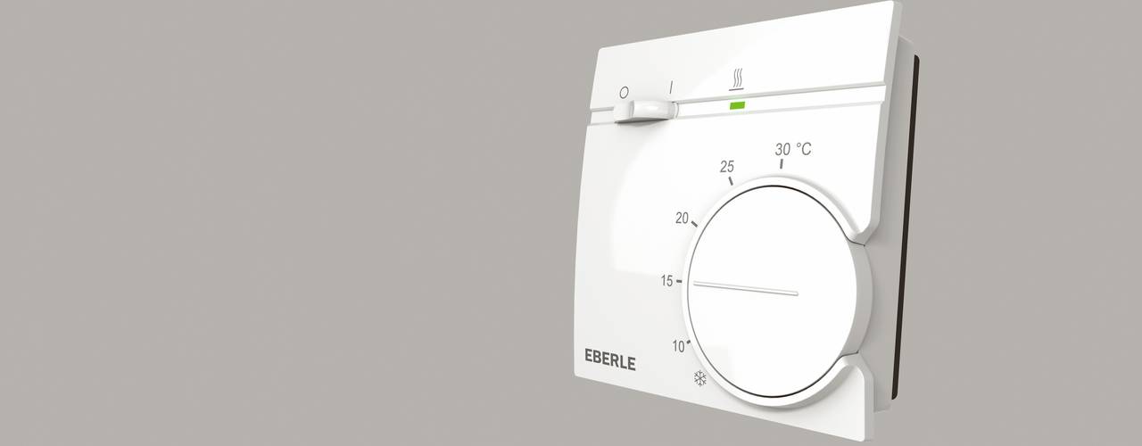 Raumtemperaturregler RTR 9000 von EBERLE Controls:, EBERLE Controls EBERLE Controls Klassische Wohnzimmer