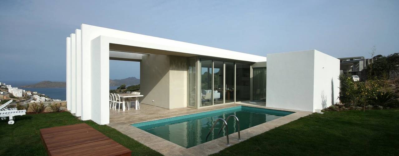 House A1 - A1 Evi, HANDE KOKSAL INTERIORS HANDE KOKSAL INTERIORS Piscinas modernas