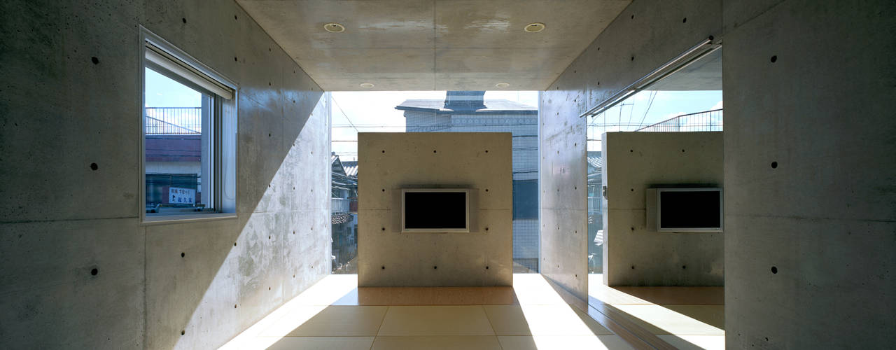 House of Kami, 一級建築士事務所アトリエｍ 一級建築士事務所アトリエｍ Murs & Sols modernes Béton armé