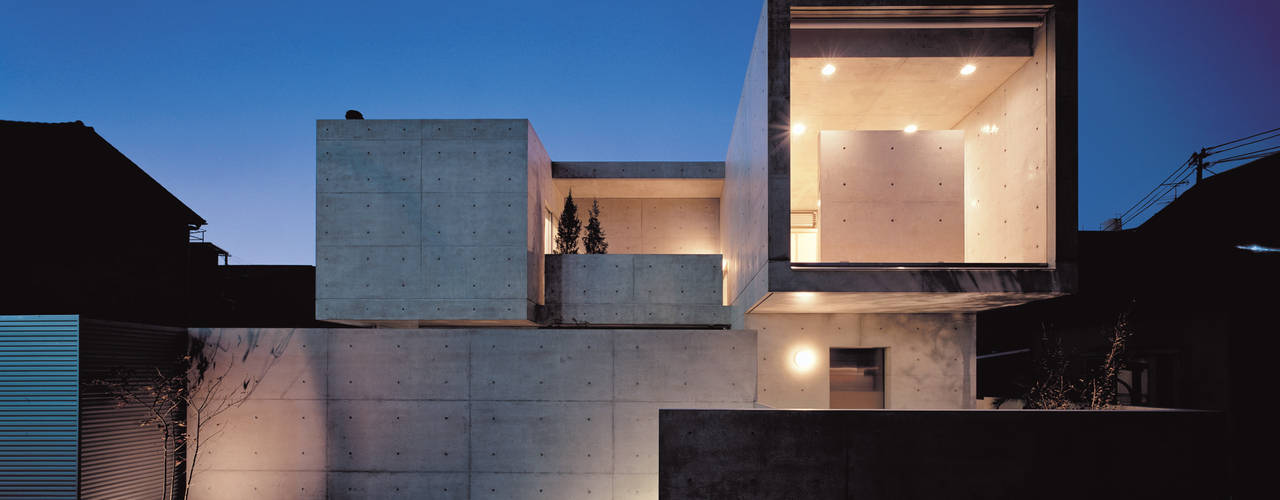 House of Kami, 一級建築士事務所アトリエｍ 一級建築士事務所アトリエｍ Casas modernas: Ideas, imágenes y decoración Concreto reforzado