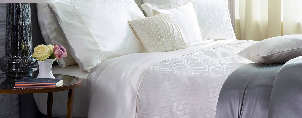 Gingerlily silk bed linen, Gingerlily Gingerlily Klasyczna sypialnia Jedwab Żółty