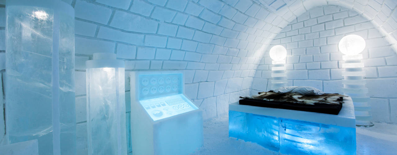 Ice hotel , Pin Pin Pin Pin Espacios comerciales