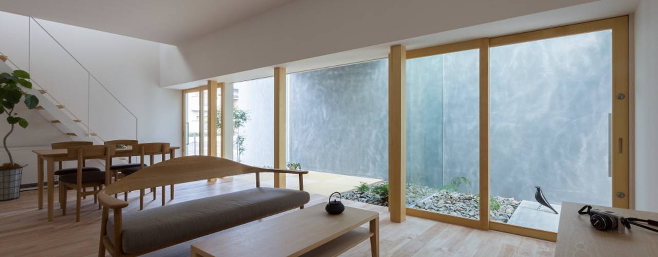 Kusatsu House, ALTS DESIGN OFFICE ALTS DESIGN OFFICE 现代客厅設計點子、靈感 & 圖片