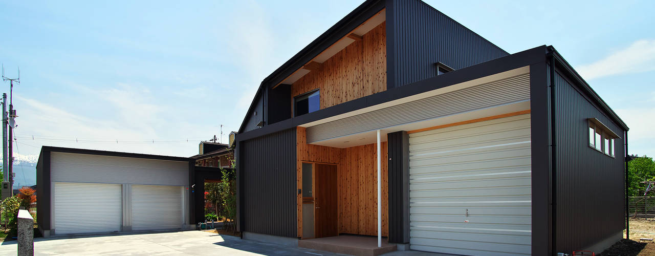 多角形の家 POLYGONAL HOUSE TOYAMA，JAPAN, 水野建築研究所 水野建築研究所 Casas ecléticas