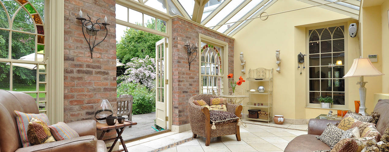 A Garden Room Project, Deborah Warne Interiors Ltd Deborah Warne Interiors Ltd Eclectic style conservatory