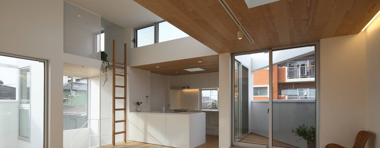 House in Heiwadai, アトリエ スピノザ アトリエ スピノザ Casas modernas: Ideas, diseños y decoración