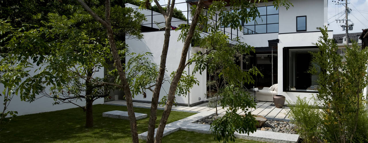 House with the bath of bird, Sakurayama-Architect-Design Sakurayama-Architect-Design Modern Evler