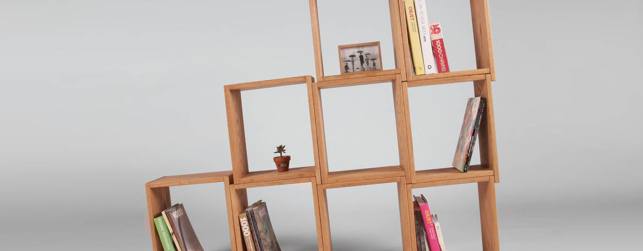 Slanted Bookshelf, 톤 퍼니처 스튜디오 톤 퍼니처 스튜디오 Bureau moderne