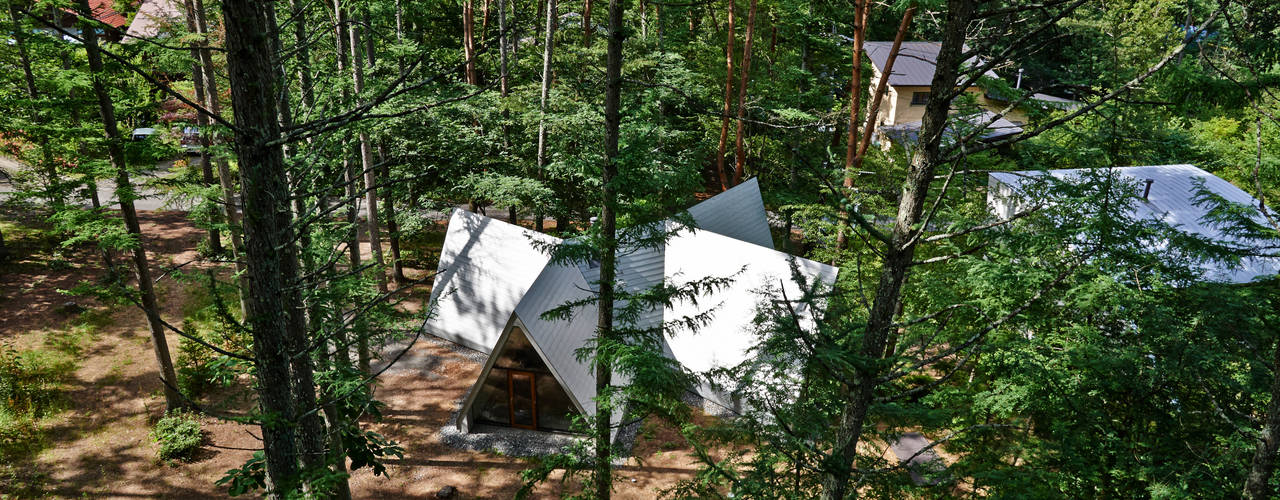 Forest House, カスヤアーキテクツオフィス(KAO) カスヤアーキテクツオフィス(KAO) Casas modernas: Ideas, diseños y decoración