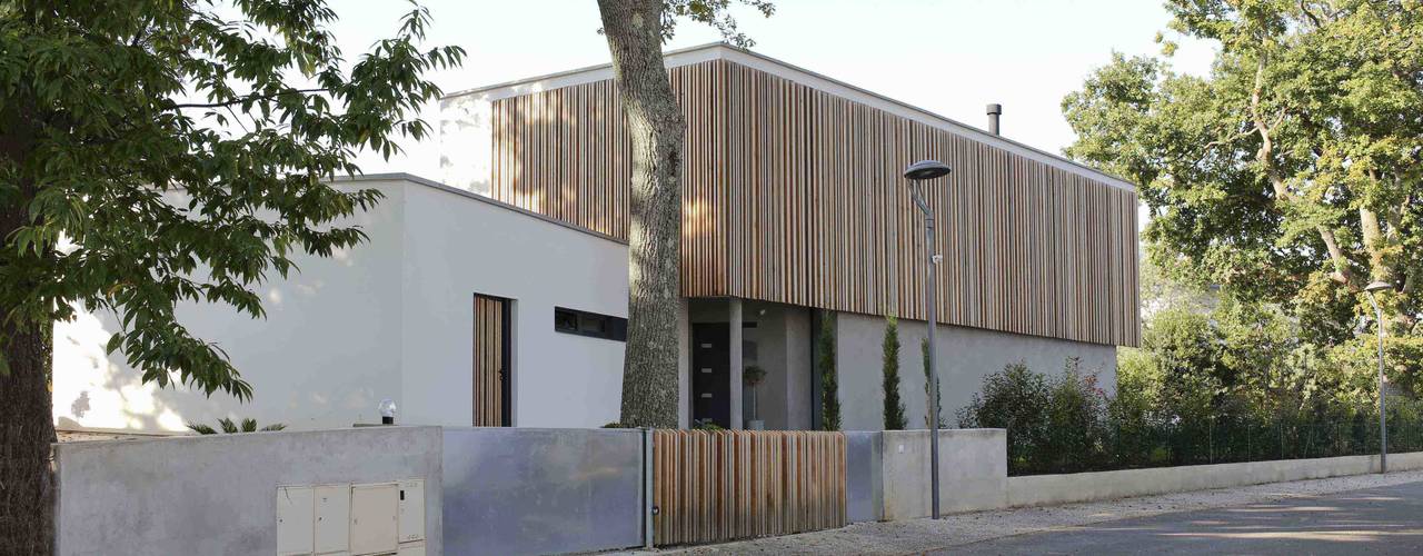 Maison neuve à Biarritz, Atelier d'Architecture Christophe Létot Atelier d'Architecture Christophe Létot บ้านและที่อยู่อาศัย