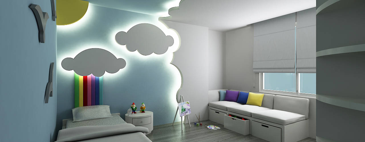 E.K. EVİ, Niyazi Özçakar İç Mimarlık Niyazi Özçakar İç Mimarlık Modern nursery/kids room