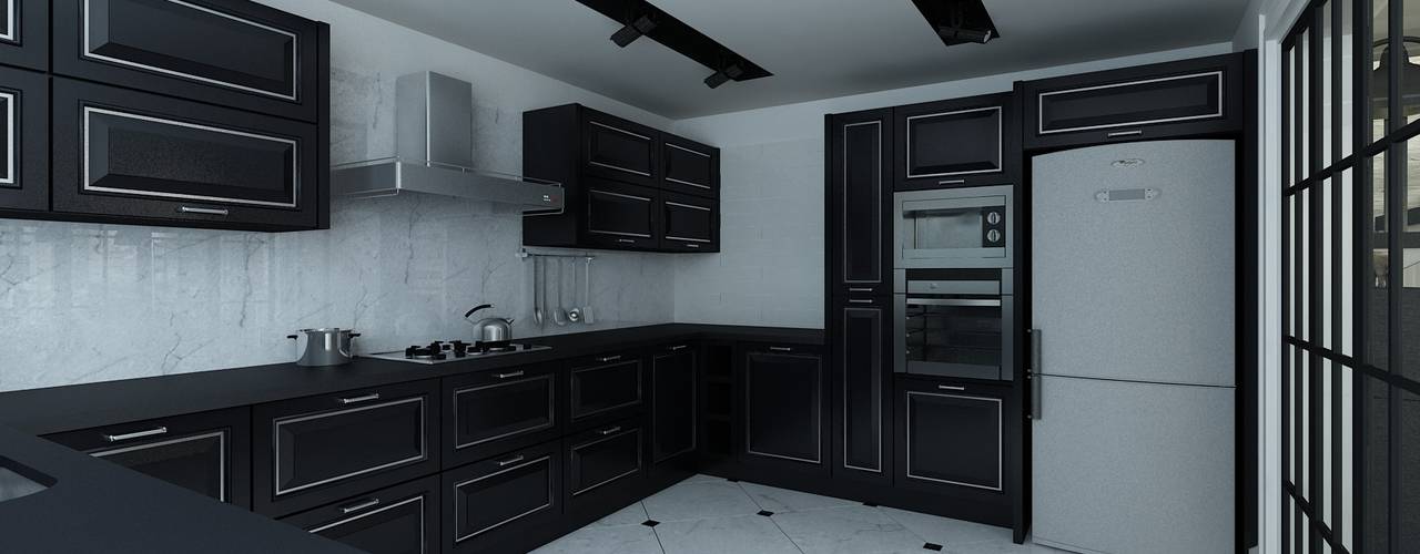M.A. EVİ, Niyazi Özçakar İç Mimarlık Niyazi Özçakar İç Mimarlık Eclectic style kitchen