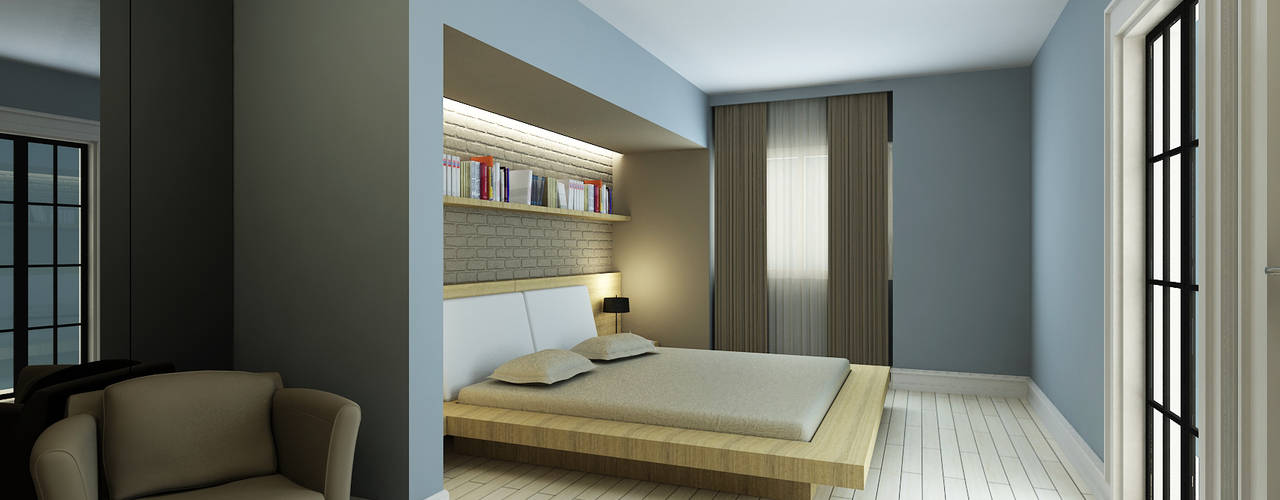 M.A. EVİ, Niyazi Özçakar İç Mimarlık Niyazi Özçakar İç Mimarlık Modern Bedroom